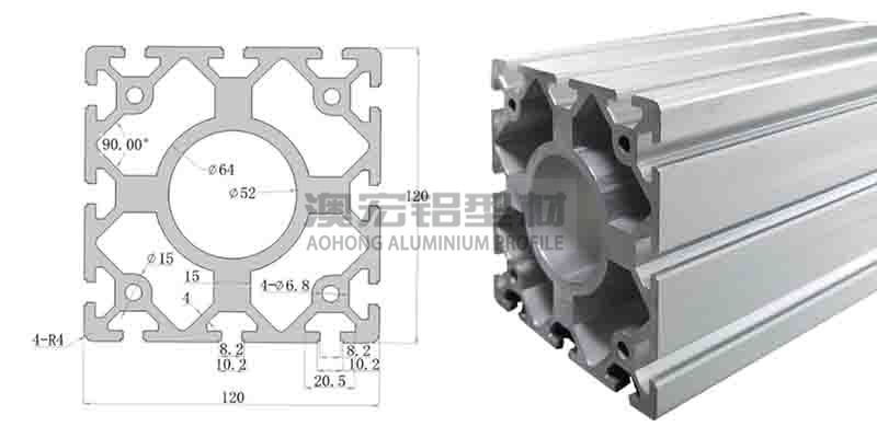 欧标工业铝型材120120